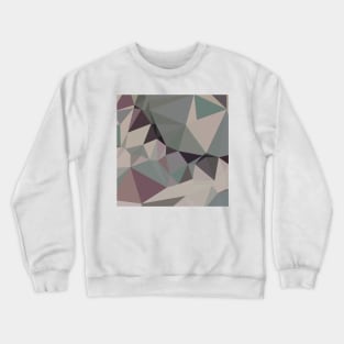 Laurel Green Abstract Low Polygon Background Crewneck Sweatshirt